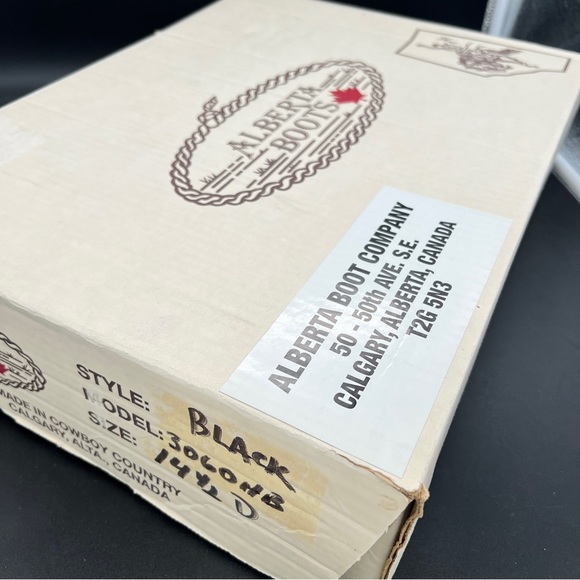 Alberta Boot Company black cowboy boots - Picture 9 of 9